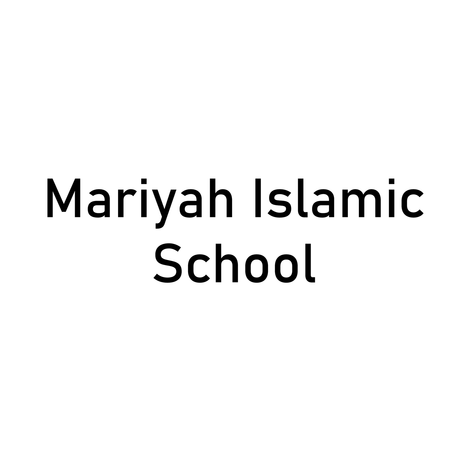 Mariyah Islamic School Logo